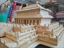 齊峰3d立體拼圖積木玩具擺件古建筑房屋模型禮物木質(zhì)兒童成人手工diy 四合院+天壇+太和殿 曬單實拍圖