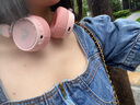 聯(lián)想（lenovo） 天驕頭戴式降噪兒童藍牙耳機耳麥網(wǎng)課無線麥克風學生耳機耳麥低分貝長續(xù)航天驕粉 少女粉 曬單實拍圖
