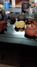 瓷牌茗 創(chuàng)意紫砂茶寵擺件可養(yǎng)生肖小豬茶盤茶臺(tái)茶玩茶具茶道茶藝配件 段泥（福滿）幸福小豬茶寵 曬單實(shí)拍圖