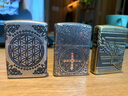 ZIPPO之寶防風打火機純銀盔甲五面刻康斯坦丁惡靈挽歌神父十字架男禮物 盔甲版 曬單實拍圖