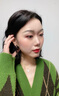 紀思梵18K玫瑰金四葉草項鏈女彩金項鏈生日送女友節(jié)禮物情人節(jié)禮物 【18K金】孔雀石項鏈 曬單實拍圖
