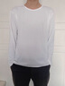 純色長(cháng)袖t恤男生潮牌秋季韓版寬松百搭潮流ins情侶款打底衫上衣服 白色 XL 曬單實(shí)拍圖