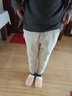羅蒙（ROMON）輕奢杏色復古水洗棉休閑褲夏韓版簡(jiǎn)約暖男帥氣青年九分褲修身小腳 杏色 33 140-150斤 曬單實(shí)拍圖