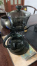 茇舍水晶功夫茶杯套裝家用懶人自動(dòng)茶具玻璃新款日式磁吸茶壺泡茶神器 追月（煙灰色）+六把杯 1件 曬單實(shí)拍圖