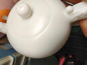 貳號（ERHAO）/陳清宜德化白瓷茶壺大號陶瓷功夫茶具白色手工單壺/中華壺 曬單實拍圖