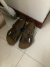 BIRKENSTOCK勃肯拖鞋男女同款进口休闲凉拖凉鞋外穿Milano系列 男款棕色34101 41 晒单实拍图