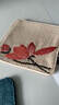 駱易家（Lorica）梅花刺繡茶墊杯墊茶杯墊中國風(fēng)禪意布藝餐墊中式棉麻杯墊隔熱墊 山園小梅杯墊-藍色 杯墊9cm*9cm（一片裝） 曬單實(shí)拍圖