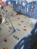 帕克伦爬行垫XPE丝绸布艺儿童爬行垫婴儿爬爬垫泡沫地垫玩具宝宝地垫 180x150x2cm-赛道（单面图案） 可搭配同尺寸围栏 实拍图