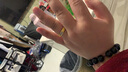 墨者善石 黃金戒指 男女款足金鑲嵌白玉戒指 活口情侶對(duì)戒 金戒指珠寶首飾 情侶一對(duì)價(jià) 曬單實(shí)拍圖