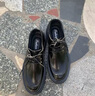 啄木鳥(niǎo)2025秋季新款皮鞋男大頭商務(wù)正裝通勤時(shí)尚百搭圓頭英倫風(fēng)男士休閑 黑色鏤空款 42_相當于運動(dòng)鞋43碼 曬單實(shí)拍圖