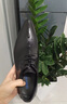 圣大歐瑪尼（SERDAOMANI）英倫尖頭皮鞋男真皮商務(wù)正裝皮鞋頭層牛皮鱷魚(yú)紋藍色婚鞋西裝鞋潮 典雅黑色 39 曬單實(shí)拍圖
