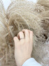维拉帝【s925银】银戒指女小众设计素圈轻奢新款食指戒时尚个性生日礼物 美好遇见，如你一般【相遇戒指】 晒单实拍图