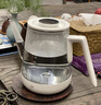 小坐覓壺玻璃煮茶器底部上水全自動(dòng)電熱水壺家用燒水壺泡茶專(zhuān)用煮茶器 木棉白 曬單實(shí)拍圖
