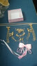 萬(wàn)寶資漢服發(fā)冠女古風(fēng)頭飾全套古裝古飾仙氣造型流蘇步搖假發(fā)發(fā)簪 款式二金色耳鉤款 曬單實(shí)拍圖