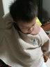 美芯美棉罩衣兒童寶寶加厚加絨防臟秋冬嬰兒吃飯圍兜防水男女孩反穿衣護衣 米色—全身防水泰迪絨保暖罩衣 120碼（建議身高120cm以下寶寶） 曬單實(shí)拍圖