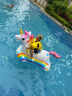 INTEX儿童成人水上坐骑游泳圈玩具浮排座圈充气浮床儿童独角兽 实拍图