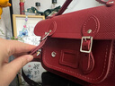 The Cambridge Satchel Company經(jīng)典Mini牛皮斜挎郵差包 精致手提包 迷你單肩包 小巧百搭斜挎包 十字紋經(jīng)典紅 曬單實(shí)拍圖