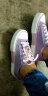 蓓尔帆布鞋鞋韩版系带低帮学生球鞋复古休闲鞋女原宿板鞋潮 紫色 36 实拍图