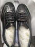 金利來(lái)（Goldlion）男鞋時(shí)尚個(gè)性沖孔透氣涼鞋舒適搭扣休閑皮鞋G567220451AAD黑色38 曬單實(shí)拍圖