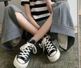 匡威Converse男鞋女鞋秋冬新款1970s三星標高幫復(fù)古休閑鞋經(jīng)典帆布鞋 162050C/1970S三星標經(jīng)典款 37 曬單實拍圖