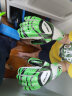 维克利奥（VICLEO）专业带护指 儿童成人 足球守门员手套 龙门门将手套（带护指） 16Z15001荧光绿8号 实拍图