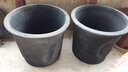 圣比萊粗陶黑陶紅陶透氣君子蘭多肉花盆盆栽盆景創(chuàng  )意手工泥瓦盆滿(mǎn) 大號黑陶盆(口徑21CM高18CM 中等 曬單實(shí)拍圖