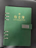木雷 A5記賬本明細賬家用現金日常生活流水收入支出店鋪營(yíng)業(yè)額記錄本公司財務(wù)會(huì )計出納活頁(yè)收支簿帳本 墨綠色【A5/160頁(yè)】 曬單實(shí)拍圖