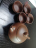 帕美頓紫砂壺茶具西施壺過(guò)濾茶壺泡茶壺全手工紫砂壺一壺 棕色 西施壺(4杯) 曬單實(shí)拍圖