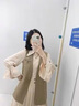 妍莉芬襯衫連衣裙女裝套裝2023秋裝新款時(shí)尚氣質(zhì)法式女神范氣質(zhì)套裝裙子 兩件裝 S 曬單實(shí)拍圖
