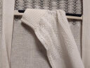 欧莎（OSA）慵懒风薄款针织开衫毛衣外套女长袖23新款空调衫夏季 白色 M 实拍图