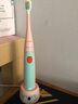 羅曼（ROAMAN） 兒童電動(dòng)牙刷3-8-12歲男女寶寶小孩學(xué)生萌牙聲波牙刷充電式軟毛K6S生日節日禮物 （粉色）【抗菌護齦 感應充電】 曬單實(shí)拍圖