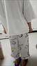 100全棉睡衣女夏季純棉七分袖可外穿公主風(fēng)時(shí)尚春秋家居服套裝韓 917 L (100-120斤) 曬單實(shí)拍圖