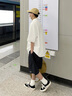 361°運(yùn)動套裝男裝夏季新款POLO衫短褲跑步套裝大碼運(yùn)動服健身服兩件套 本白/黑色 L(175/96A)男 曬單實(shí)拍圖