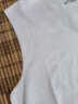 南极人男士背心男纯棉四季青年透气保暖背心汗衫运动打底衫大码无袖内衣 夏季冰丝款-白色 L-建议体重100-120斤 实拍图