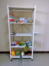 顺优置物架落地收纳架厨房卫生间可移动厨房储物货架白色SY-040 实拍图