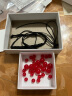 灵久久亚克力果冻珠透明珠DIY串珠红绳手链珠子手串手工配件材料10颗 红色 8mm 实拍图