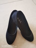 頤福元老北京布鞋女職場(chǎng)工作鞋辦公室通勤職業(yè)工裝鞋黑色透氣防滑高跟鞋 高跟（5cm） 36 曬單實(shí)拍圖