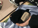 莎波龍帽子男冬季保暖白色毛線(xiàn)帽男士針織帽男大頭圍冷帽男生潮線(xiàn)帽棉帽 黑色-CALRANR （56-60cm）彈性很好 曬單實(shí)拍圖