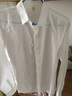 誠景亞麻襯衫男士純色外套白色長(cháng)袖修身韓版青少年小清新棉麻料襯衣I 白色 M 曬單實(shí)拍圖