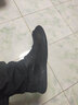 羚步 馬丁靴男夏季高幫皮鞋英倫風男鞋真皮休閑中幫皮靴磨砂港風靴子潮 黑色 40 曬單實拍圖
