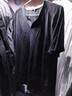 巴魯特（Brloote）短袖T恤男新疆長(cháng)絨棉舒適小V領(lǐng)簡(jiǎn)約黑白t恤衫夏季 黑色 180/100A 曬單實(shí)拍圖