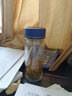 富光拾喜玻璃杯帶茶隔水杯男女士便攜創(chuàng  )意雙層泡茶杯子 藍色 520ml 曬單實(shí)拍圖