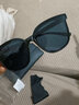 檸沫（NINGMO） 新款太陽(yáng)鏡男女士網(wǎng)紅同款墨鏡時(shí)尚韓版潮流太陽(yáng)眼鏡 黑框無(wú)點(diǎn) 曬單實(shí)拍圖