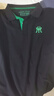 PTPK潮牌高檔保羅刺繡短袖polo衫男士薄夏裝新款商務(wù)休閑翻領(lǐng)t恤上衣 黑色 XL 145-160斤 曬單實(shí)拍圖