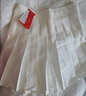 浪莎卡其色百褶裙女春季新款小個(gè)子高腰顯瘦黑色短裙a字jk半身裙子  白色【加長(cháng)】 XL （建議115-130斤） 曬單實(shí)拍圖