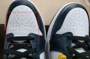 耐克（NIKE）板鞋aj1男女鞋新款中幫輕便防滑耐磨運動(dòng)休閑籃球鞋子【尖貨】 554725/554724-411青白 38 曬單實(shí)拍圖