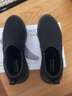 斯凱奇（Skechers）男鞋運動(dòng)休閑鞋回彈一腳蹬防滑耐磨懶人鞋減震健步鞋爸爸鞋 全黑色/BBK 39.5 曬單實(shí)拍圖