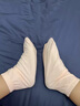 莫代爾睡眠襪女空調房睡覺(jué)穿的襪子男士成人空調襪寬松純棉睡眠腳套四季 長(cháng)款-蜜桃粉 1雙 均碼 成人款(適合35-44碼) 曬單實(shí)拍圖
