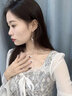abyb charming愛麗絲耳環(huán)女單只長(zhǎng)款流蘇小眾氣質(zhì)耳墜送女友生日禮物 愛麗絲 銀色（單只） 曬單實(shí)拍圖