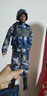 DOUBLE HORSES和平使命1/6兵人模型 軍人士兵特種兵玩具 仿真關(guān)節可動(dòng)人偶手辦 Hai軍陸戰隊+J犬 曬單實(shí)拍圖